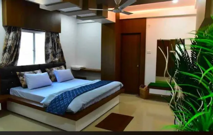 Affordable Non-AC room with 2 beds, TV & Wi-Fi. Comfortable stay for pilgrims near Tirumala temple – ₹1650 per night.”